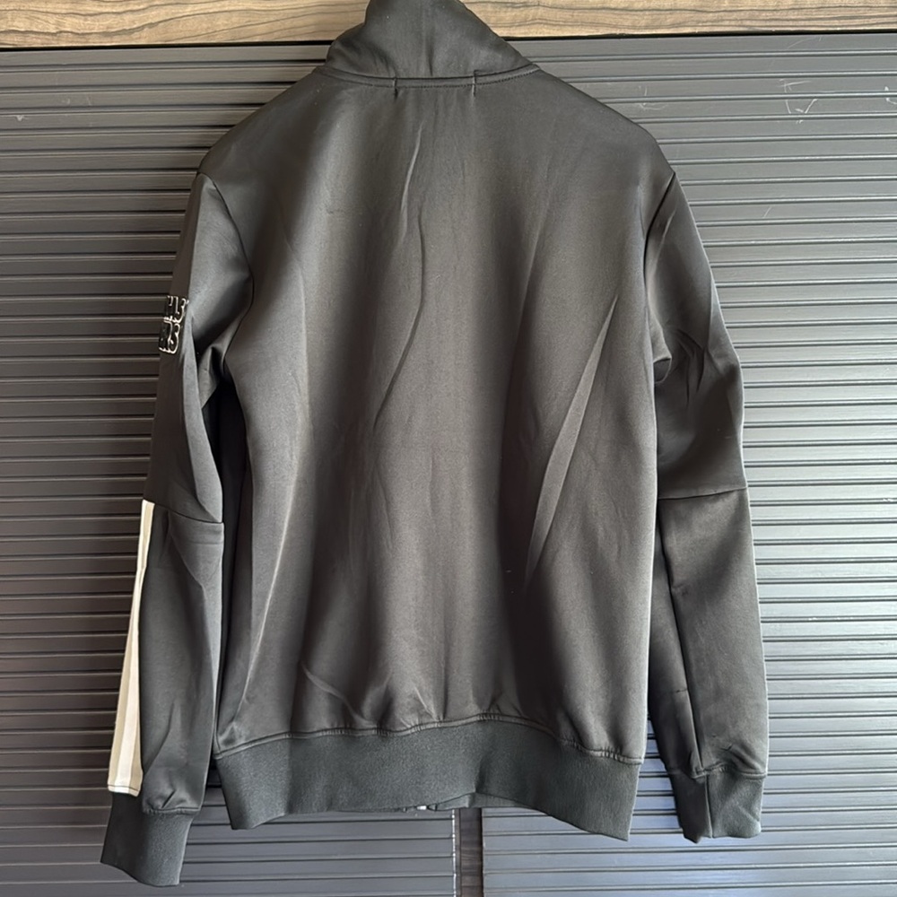 Unisex Black Raiders Jacket - 100% Cotton - Size Small - Picture 8 of 9